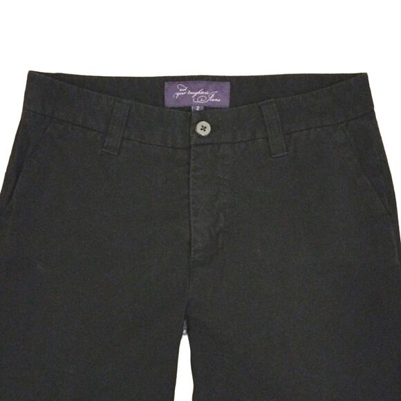 NYDJ BLACK Jeans Sz 2 Straight 28W 33L Spandex Stretch Preppy Coastal Cotton - Picture 9 of 10